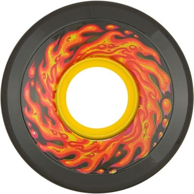 Slime Balls Mini OG Slime Cruiser Skateboard Wheels - flame/trans black (78a) - view large