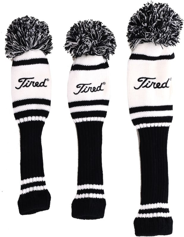 Tired Golf Club Covers (3Pack) off white/black Tactics