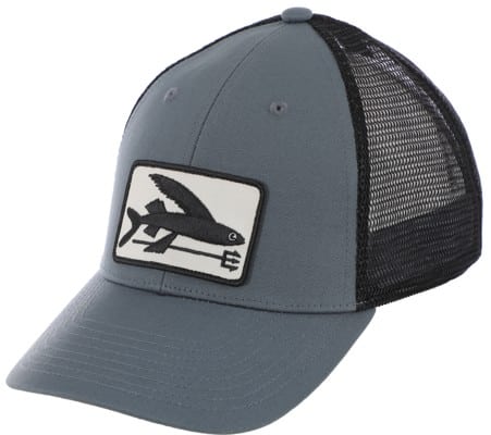 Patagonia Flying Fish Lopro Trucker Hat - flying fish fork: plume grey - view large