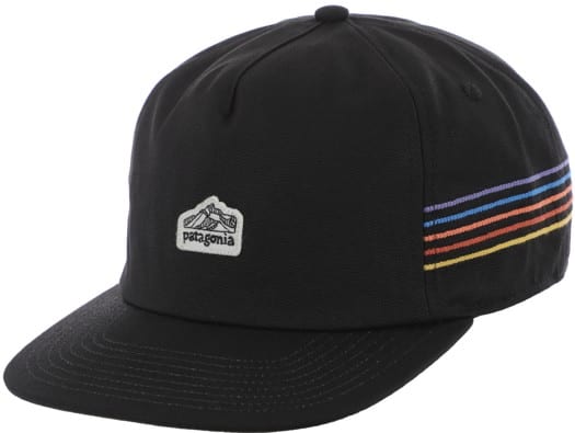 Patagonia Line Logo Ridge Stripe Funfarer Snapback Hat - black - view large
