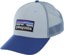 Patagonia P-6 Logo LoPro Trucker Hat - steam blue