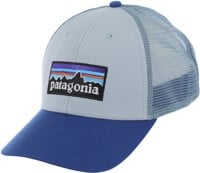 Patagonia P-6 Logo LoPro Trucker Hat - steam blue