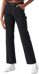 Dickies Women's Contrast Stitch Carpenter Pants - black