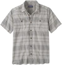 Patagonia Back Step S/S Shirt - shore plaid: salt grey