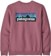 Patagonia P-6 Logo Uprisal Crew Sweatshirt - evening mauve - reverse