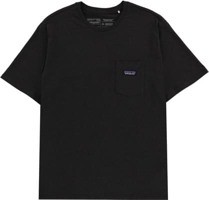 Patagonia Regenerative Organic Certified Cotton LW Pocket T-Shirt - ink black - view large