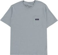 Patagonia Regenerative Organic Certified Cotton LW Pocket T-Shirt - steam blue