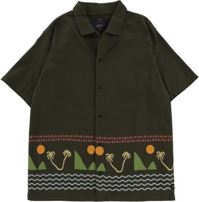 Roark Island Time Gonzo S/S Shirt - dark military - view large