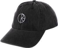 Polar Skate Co. Denim Strapback Hat - black