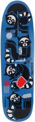 Tactics Darkroom x Tactics Trash Panda 9.125 Spectre Shape Skateboard Deck - blue