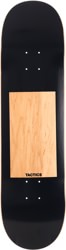 Tactics KO Skateboard Deck - black/natural