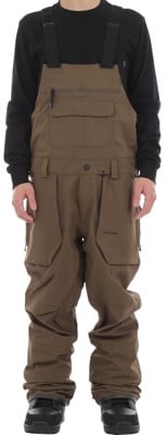 Volcom Roan Bib Overall Pants - dark teak - view large