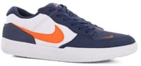 Nike SB Force 58 Skate Shoes - midnight navy/safety orange-white