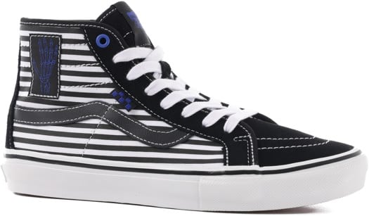 Vans Skate Sk8-Hi Decon Shoes - (breana geering) black/white - view large