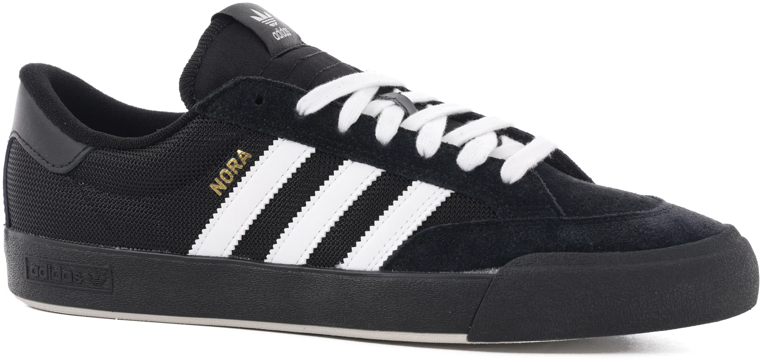 Adidas Nora Skate - core black/footwear white/gold - Free Shipping