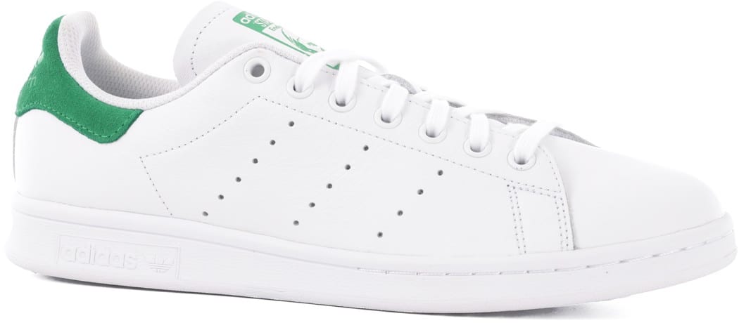 Adidas Stan Smith ADV Skate Shoes - footwear white/footwear white/green ...