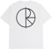 Polar Skate Co. Stroke Logo T-Shirt - white/black - reverse