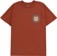 Obey Elements T-Shirt - terracotta - front