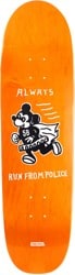 5boro Always Run 8.75 Shred Shape Skateboard Deck - orange