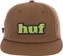 HUF Madison Strapback Hat - rubber - front