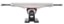 Gullwing Charger Longboard Trucks - 9" silver - reverse