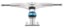 Gullwing Sidewinder II Longboard Trucks - 9" silver/blue - reverse