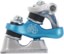 Gullwing Sidewinder II Longboard Trucks - 9" silver/blue - side