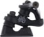 Gullwing Sidewinder II Longboard Trucks - 9" black - side