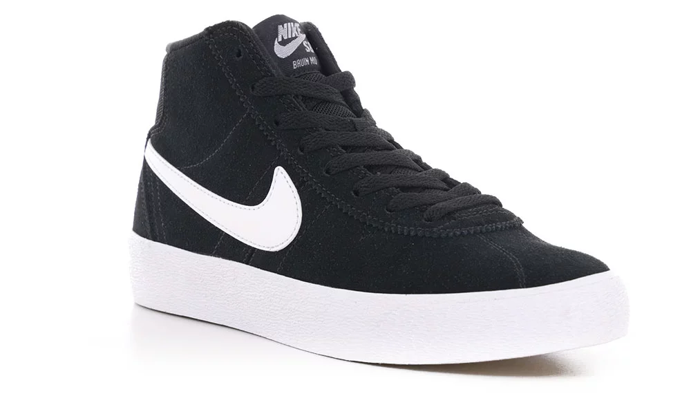 Opblazen Kwijtschelding Hijsen Nike SB Bruin High Skate Shoes - black/white-black-gum light brown - Free  Shipping | Tactics