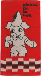 Quasi Go To Hell Towel - red