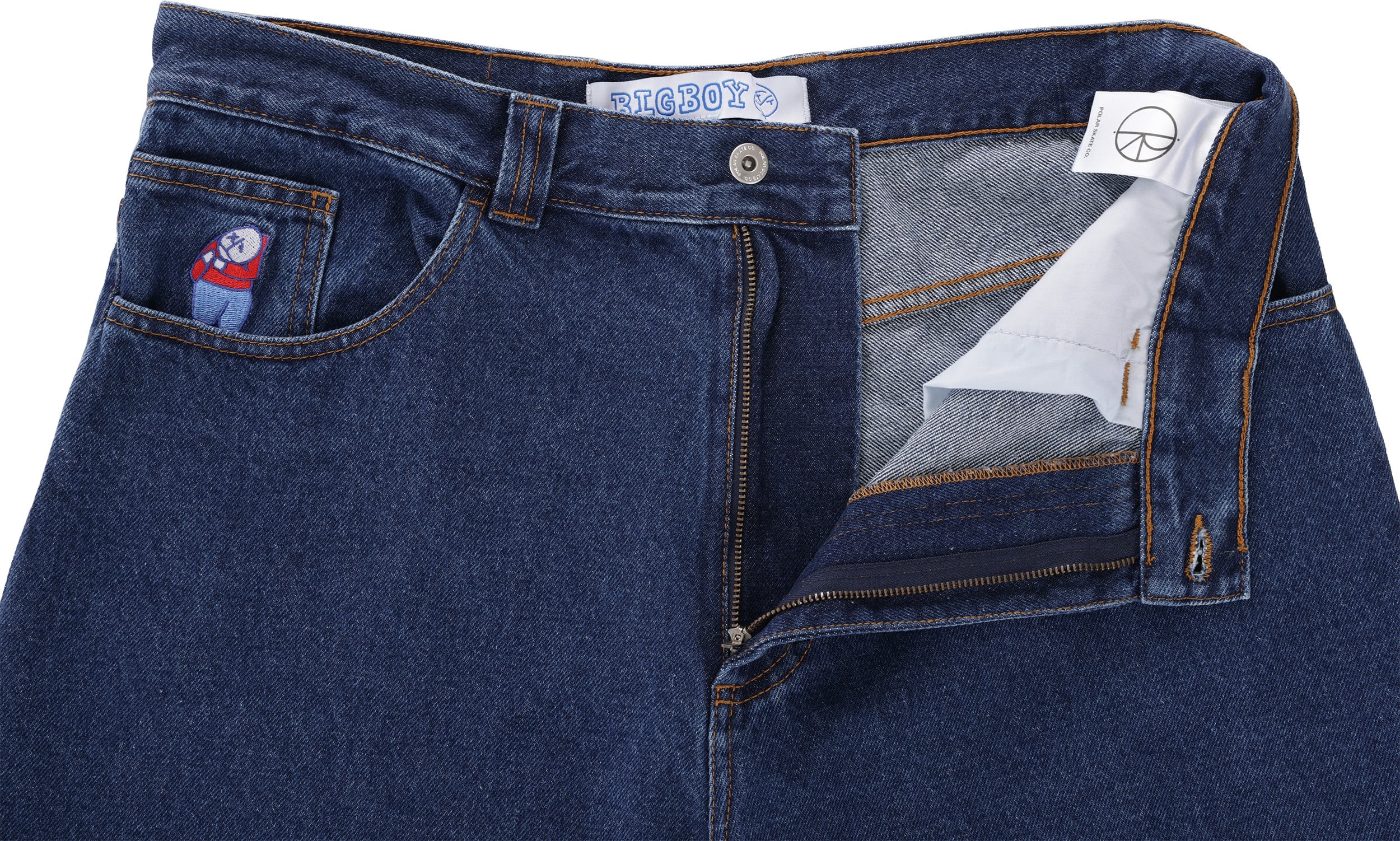 Polar Skate Co. Big Boy Jeans dark blue Free Shipping Tactics