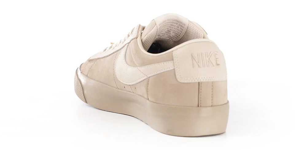 Women's blazer low suede tan sneaker top
