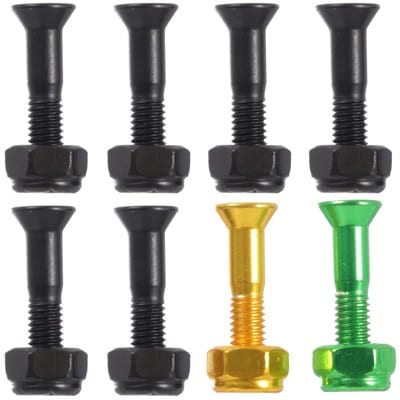 Shake Junt Allen Bag-O-Bolts Skateboard Hardware - black/green/yellow - view large