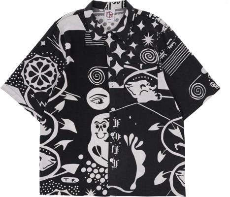Polar Skate Co. Spiral S/S Shirt - black/white - view large