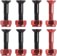 Independent Genuine Parts Phillips Mounting Skateboard Hardware - black/red