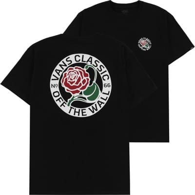 Vans Tried And True Rose T-Shirt - black - view large