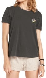 Volcom Women's Truly Ringer T-Shirt - black