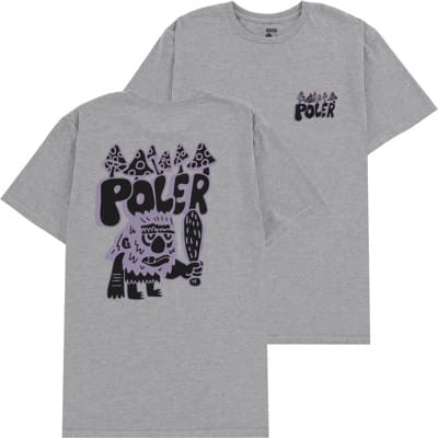 Poler Caveman T-Shirt - grey heather - view large