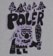 Poler Caveman T-Shirt - grey heather - reverse detail