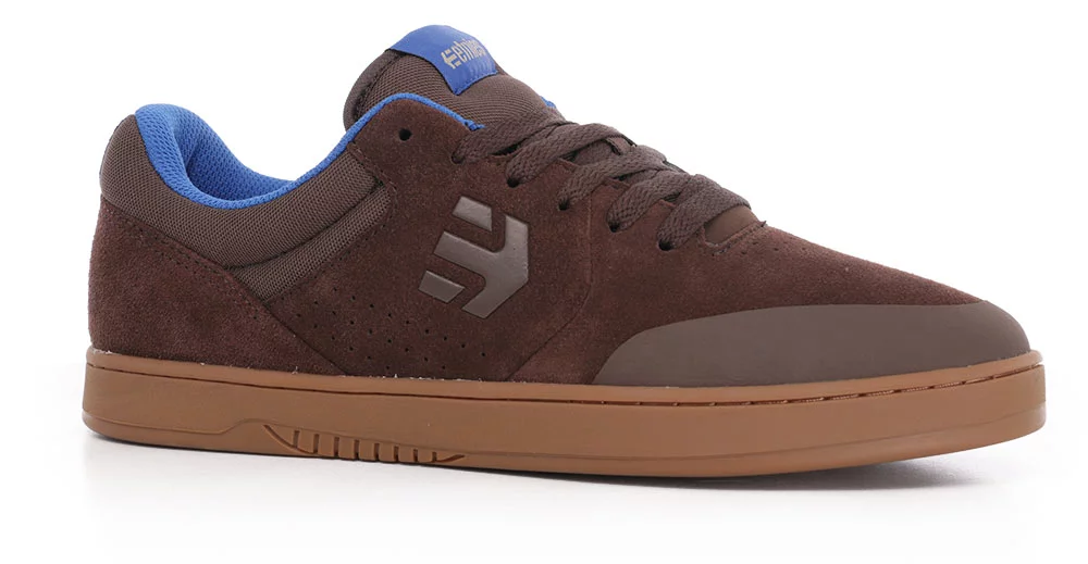 Etnies Marana Michelin Skate Shoes - brown/blue/gum - Free Shipping |  Tactics