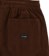 Volcom Outer Spaced Shorts - burro brown - reverse detail