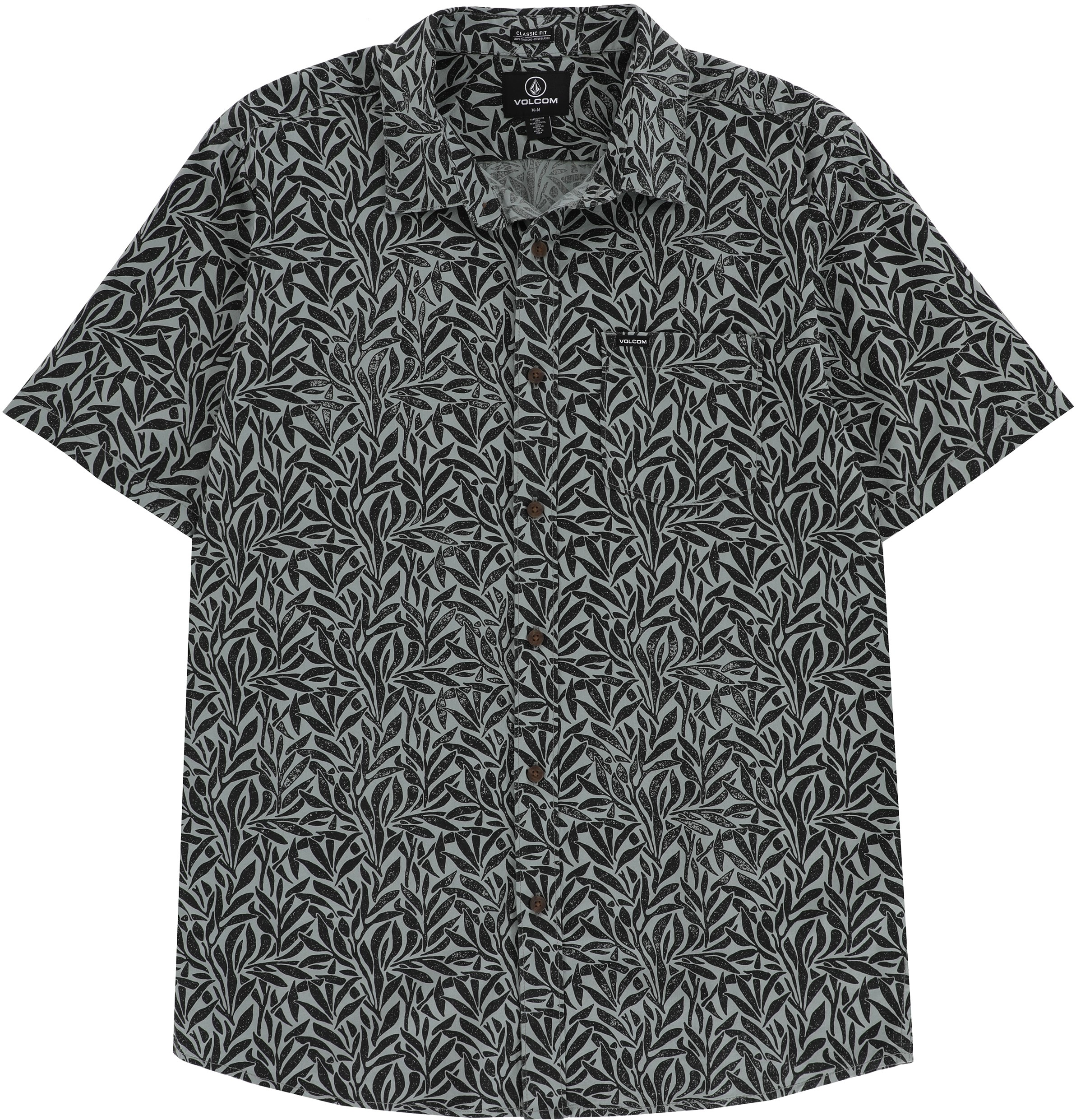 Volcom Falling Leaf S/S Shirt - abyss | Tactics