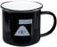 Poler Enamel Camp Mugs - fossil fuel - reverse