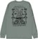 Vans Too Far From Future L/S T-Shirt - chinois green - reverse