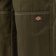 military green - reverse detail