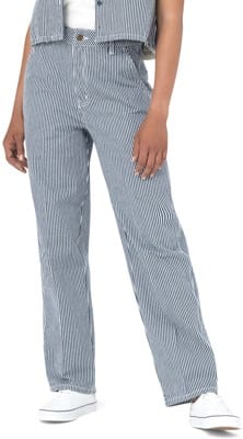 Dickies Women's Hickory Stripe Pants - airforce blue - view large