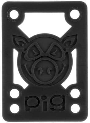 Pig Pile Skateboard Risers - black 1/2in - view large