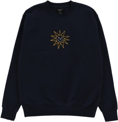 HUF Sun Guy Crew Sweatshirt - navy - view large