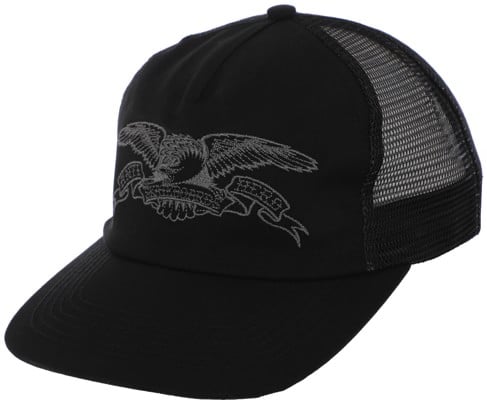 Anti-Hero Basic Eagle Trucker Hat - black/charcoal - view large