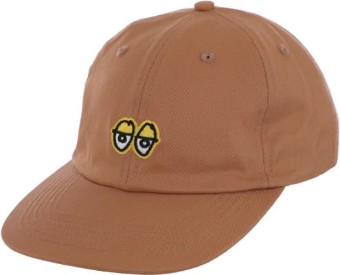 Krooked Eyes Strapback Hat - tan/gold - view large